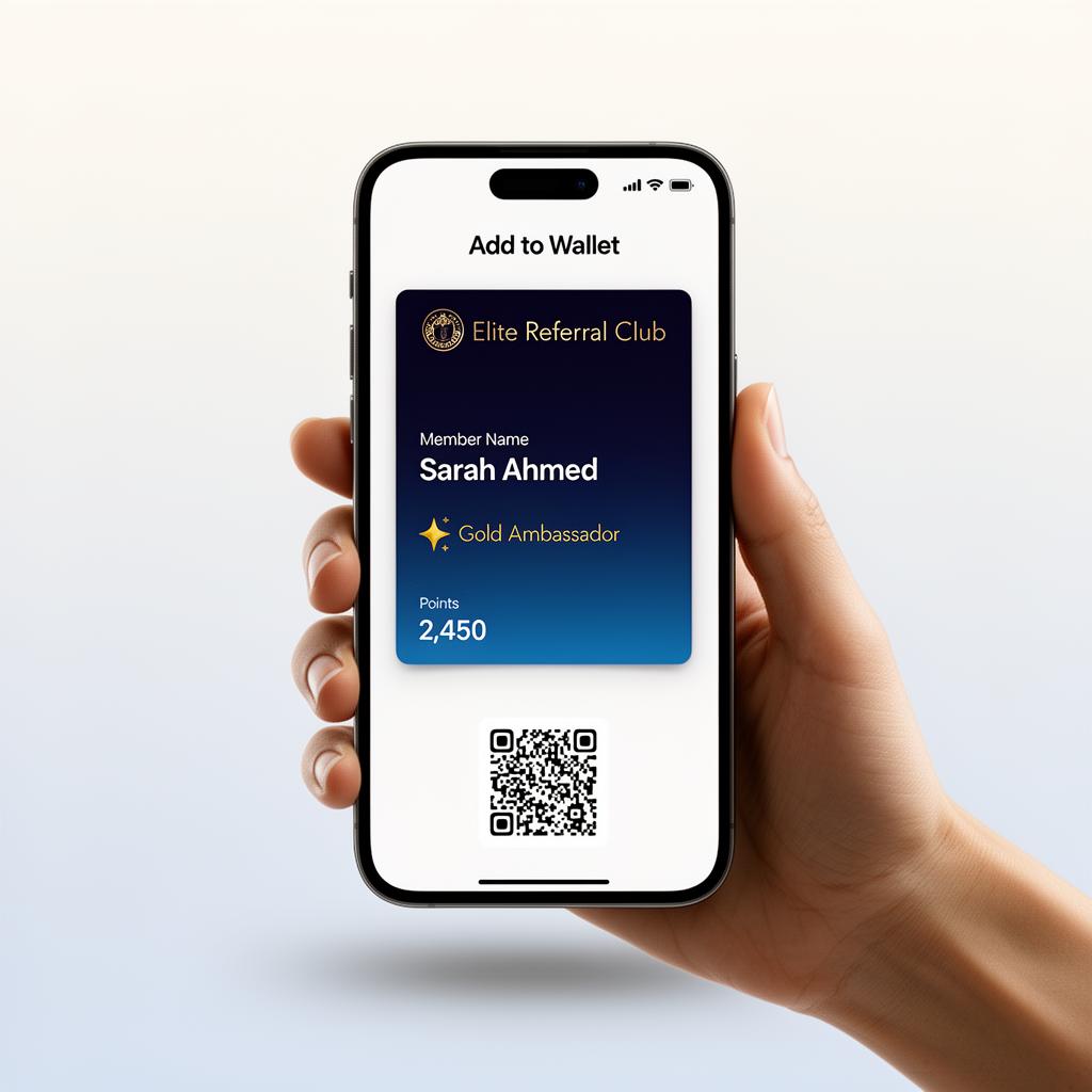Loyalty pass inside Apple Wallet